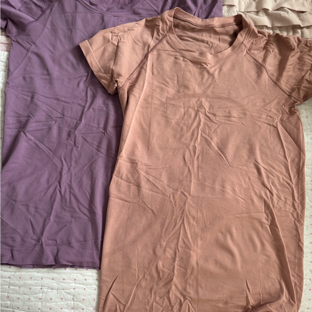 Lululemon Purple and Pink swiftly tech